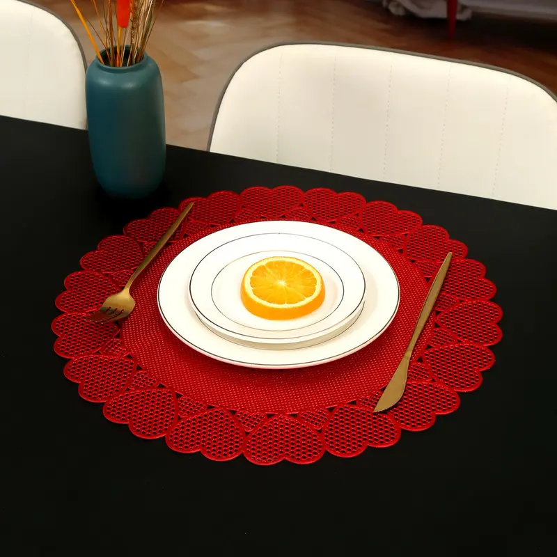 Creative Hollow Placemats, Heat-resistant & Anti-slip Table Mats, Exquisite Tableware Accessories For Home & Restaurant 3