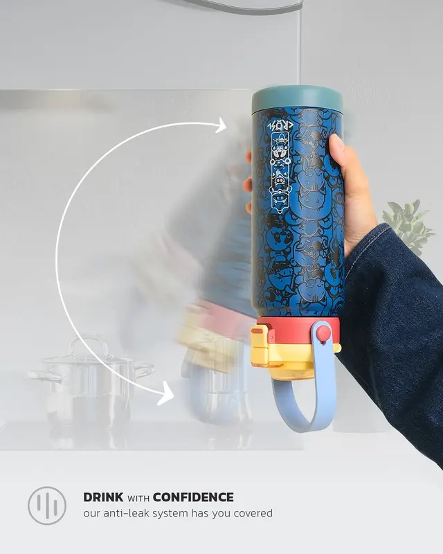 CRSL Siply Tumbler I Botol Tempat minum I 2in1 Tumbler I Tumblr Travel Bottle Stainless 750ml 24oz | Water Bottle 4