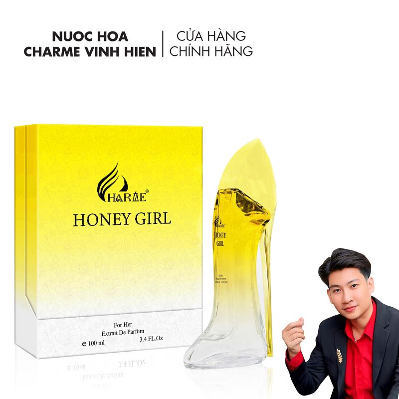 Nước Hoa Charme HONEY GIRL 100ml - Cosmetic Xịt Thơm Women - H R V E