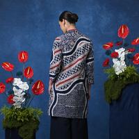 Gambar NONA RARA - Tunik Aling Dobi T4872, Baju kerja batik blouse wanita modern - XL dari Nona Rara Batik Kota Administrasi Jakarta Timur 4 Tokopedia