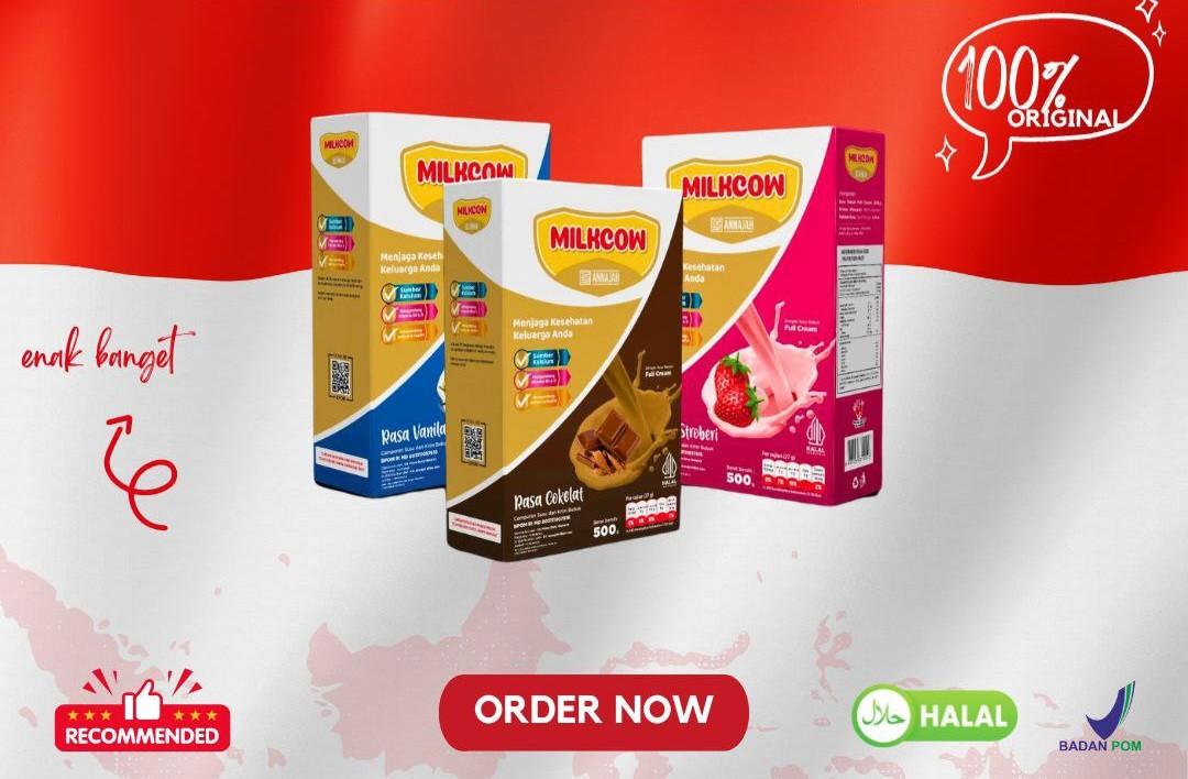 Mall Milkcow - susu penggemuk badan untuk anak dan dewasa 500gram rasa cokelat