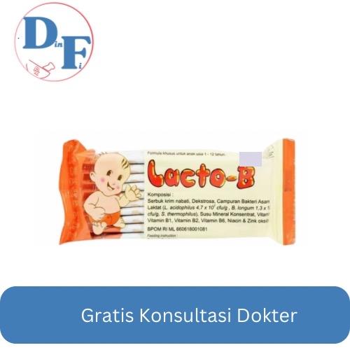 LACTO B SACHET VITAMIN PENCERNAAN UNTUK ANAK DAN BAYI 1