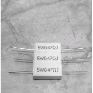 RASISTOR 5W 0,47 OHM R KAPUR 5W0,47 OHM.1BIJI