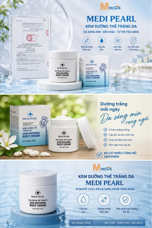 Kem Dưỡng Thể Trắng Da Toàn Thân - Dưỡng Da Mềm Mịn Kem Dưỡng Thể Trắng Da Toàn Thân - Dưỡng Da Mềm Mịn