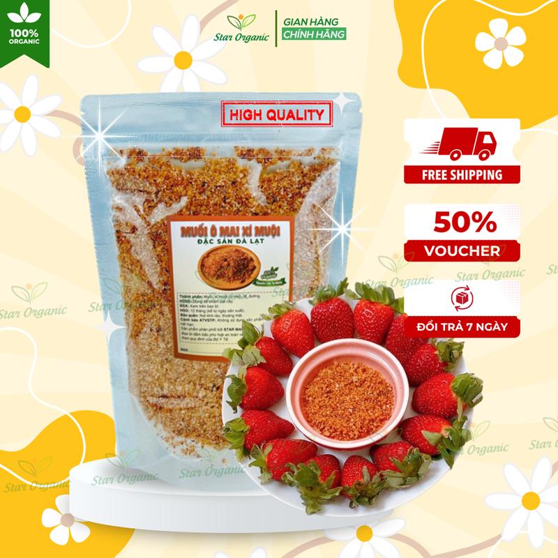 Muối Xí Muội Đà Lạt - Muối Ô Mai Xí Muội - Ăn Vặt Star Organic
