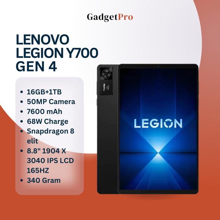 新品未開封 Lenovo Legion Y700 Gen 4 16GB+1TB Lenovo Legion Y700 Gen 4 (2025) Gaming Tablet PC