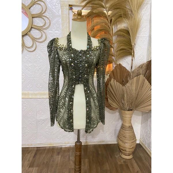 Kebaya Kutubaru Elegan untuk Pesta Mewah dan Kondangan - Dress - Baju 5