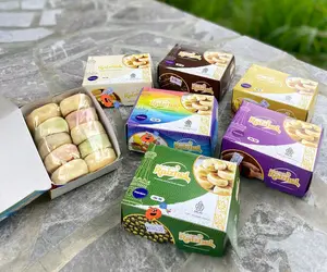 Satuan Bakpia Kering Raizhel Per Box Isi 10