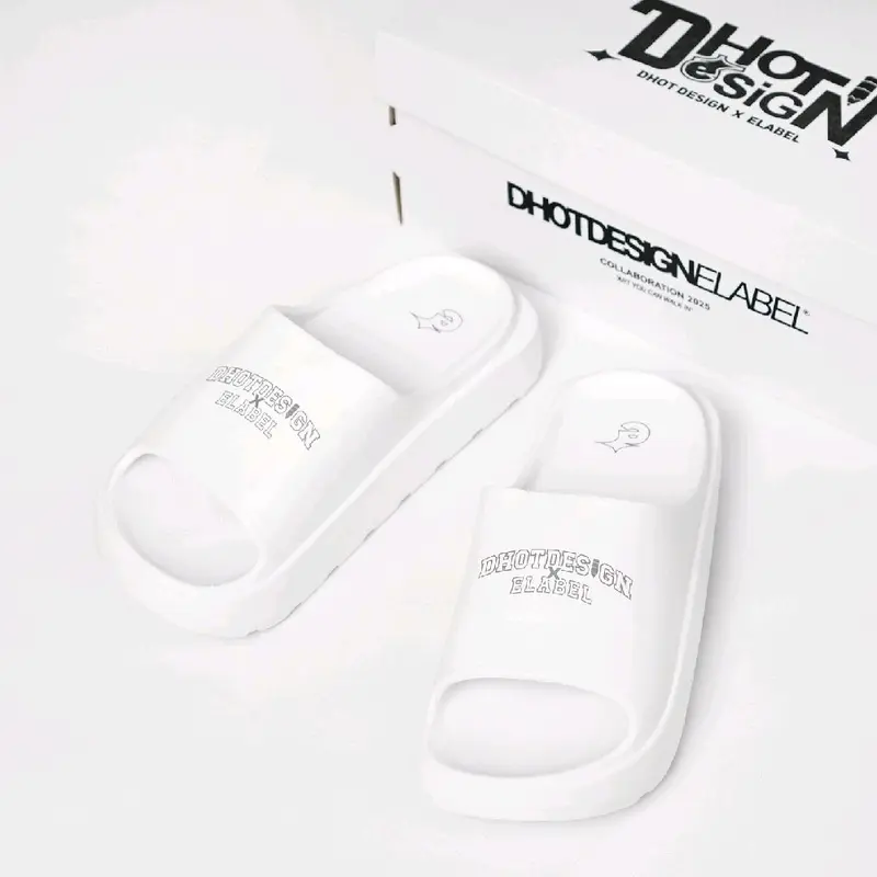 E Label X Dhot Design - Eldhot Sandal Slip On Pria Wanita Bahan Eva Phylon Premium 8