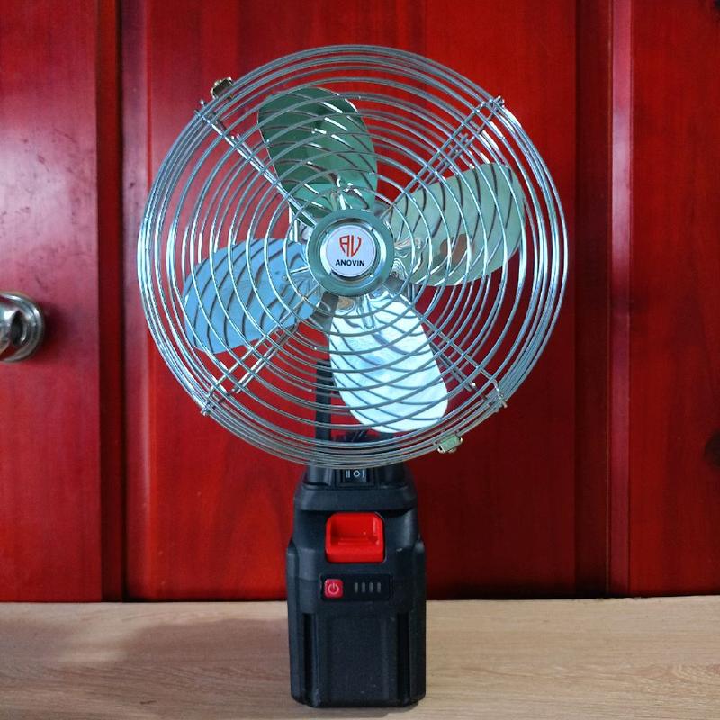  Quạt tích điện chạy Pin phổ thông cầm tay mini lồng mạ Inox có cổng sạc USB QuạT Fan  Phụ Kiện 