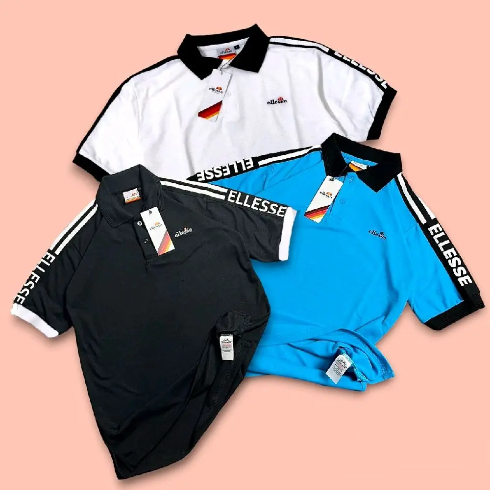 Polo Shirt Elese Tapped - Baju Kerah Kaos Wangki Polo Shirt Pria Wanita elese Tapped Casual Premium Distro Quality Full Tag
