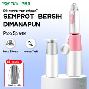 TNW PB9 Portable Bidet Sprayer Travel Shower Personal Cleaner Jet Washer Hygiene Bottle Spray Washing Untuk Ibu Hamil Bayi