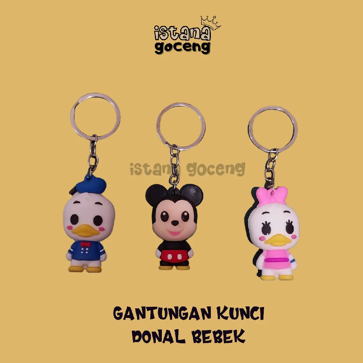 [1pcs] GANTUNGAN KUNCI DONAL BEBEK Ganci Keychain