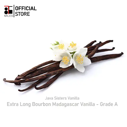 JAVA SISTERS Premium Organic Madagascar Planifolia Vanilla Beans 17cm 3pods