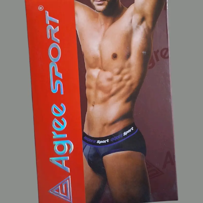 Celana Dalam pria dewasa  AgreeSport, 1 dus isi 3pcs warna berbeda 4