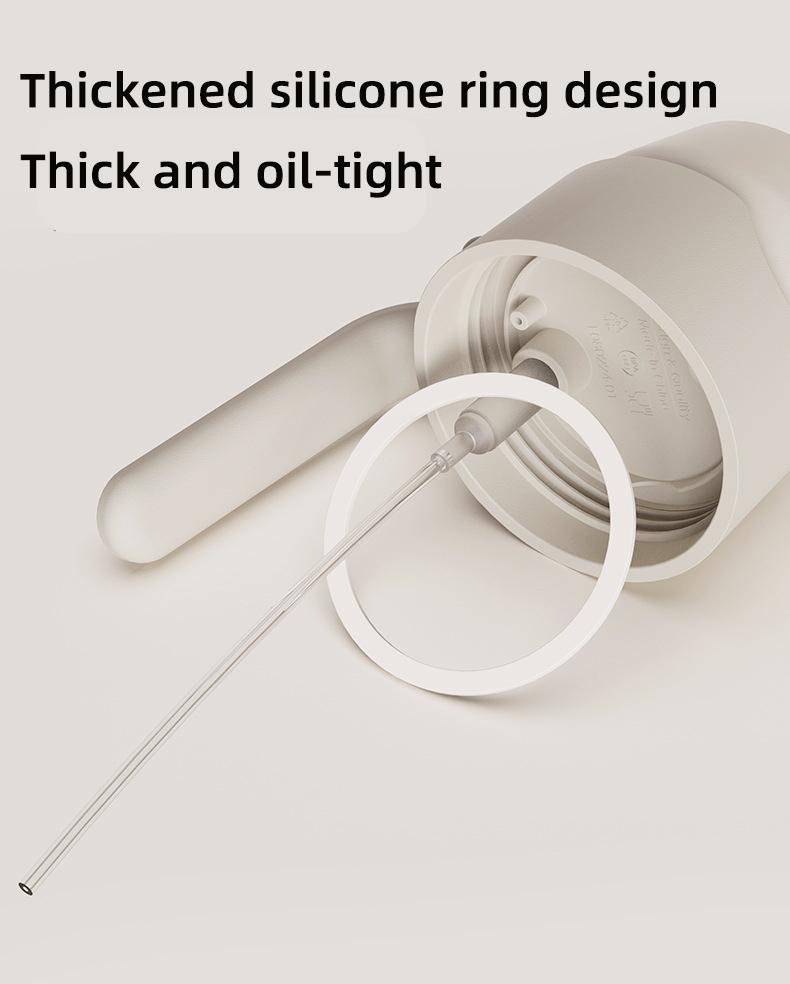 Product Introduction of Oil can spray and pour dual-purpose oil spray pot kitchen special household oil spray bottle glass food-grade spray Kitchen tool cruet Kitchen tool Automatic opening and closing air fryer Cooking too sauce cruet vinegar bottle 7