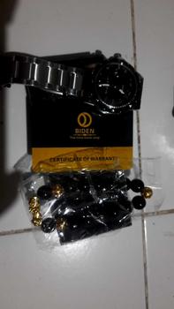Product Review of BIDEN Jam Tangan Pria Olahraga Kuarsa Otomatis Date Tali Stainless Steel Kasual Pria Anti Air Original YN0012 from a**n 0