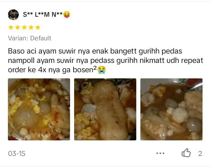 READY STOK  7 Bungkus Baso Aci Ayam Suwir Paket Cuan Berkah Cuangki Instan Pedas Makanan 5