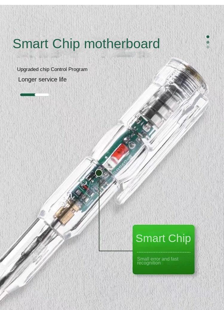 Product Introduction of Electrician specific induction breaking wire measuring zero fire measuring on/off high brightness electric pen 8