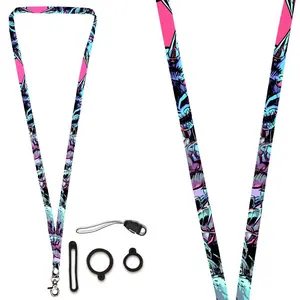 Holder Lanyard ID Card Kartu Photocard Gantung Leher Holder Lanyard Anime Doodle TRB15