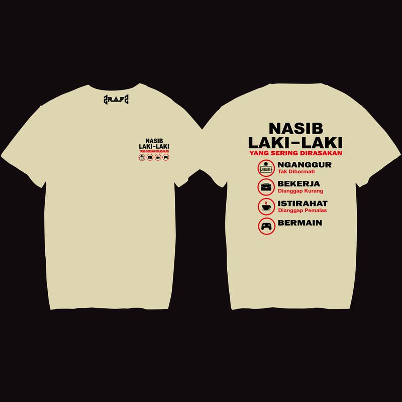 Kaos Nasib Laki Laki Combed 30s - Unisex - Distro Pria Baju Keren Tshirt Nyaman kaos Kata Kata baju pria 7