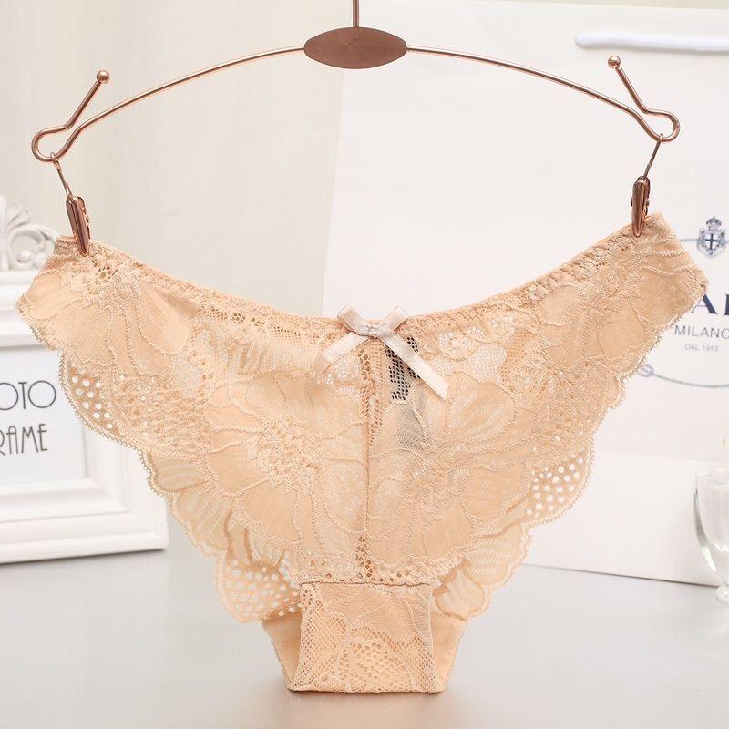 Promosi!!!06#Pakaian Dalam Wanita 1 Pc Warna Acak 45kg-65kg Bahan Brokat Ukuran Penuh Kenyamanan Renda Bernapas Boxer Motif Pendek Seamless Waist Celana Dalam Wanita Import