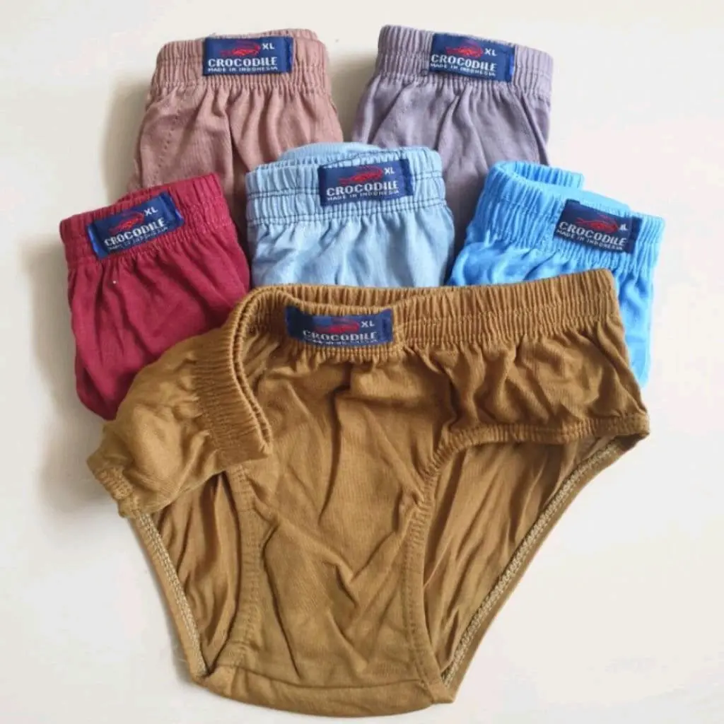 GROSIR 6 PCS Celana Dalam laki-laki lusinan Murah / Sempak laki-laki anak sampai dewasa Murah (M,L,XL,3L,4L,5L) Fashion