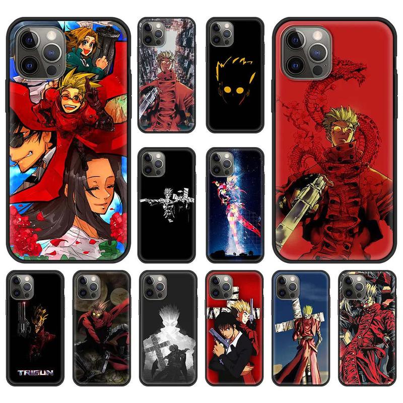 Ốp điện thoại TriGun Stampede Wolfwood phiên bản cao cấp, chống sốc, trong suốt…