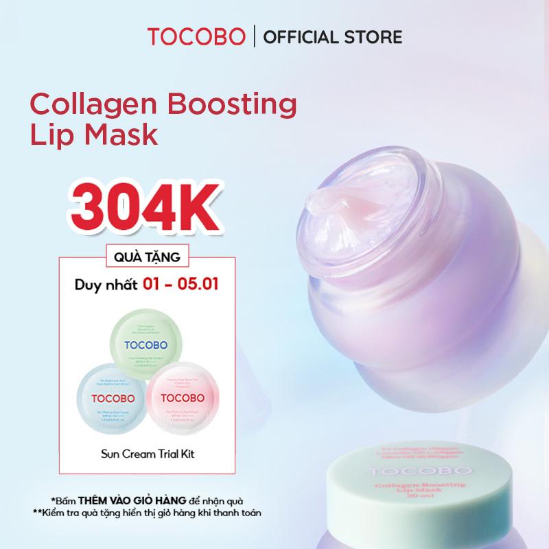 Mặt nạ dưỡng môi tăng cường collagen Tocobo Collagen Boosting Lip Mask 20ml