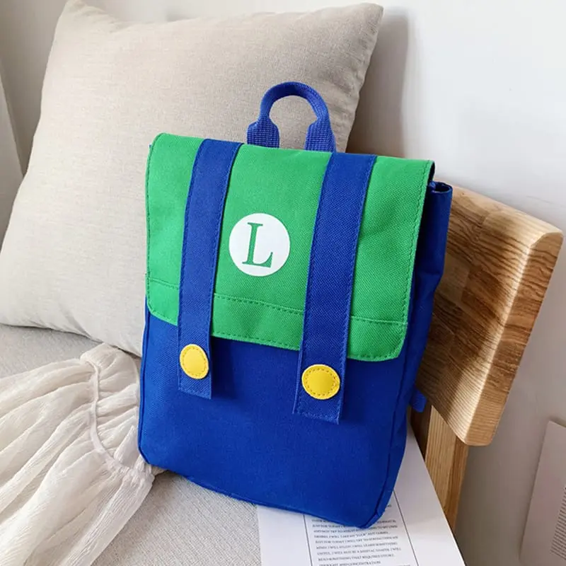 tas sekolah anak paud tk sd motif mario bros bahan berkualitas fashion 2025 backpack perempuan muat banyak ransel cowok couple ber 2