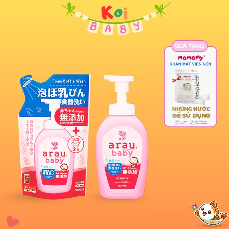 TẶNG QUÀ Nước rửa bình sữa Arau Baby Chính Hãng