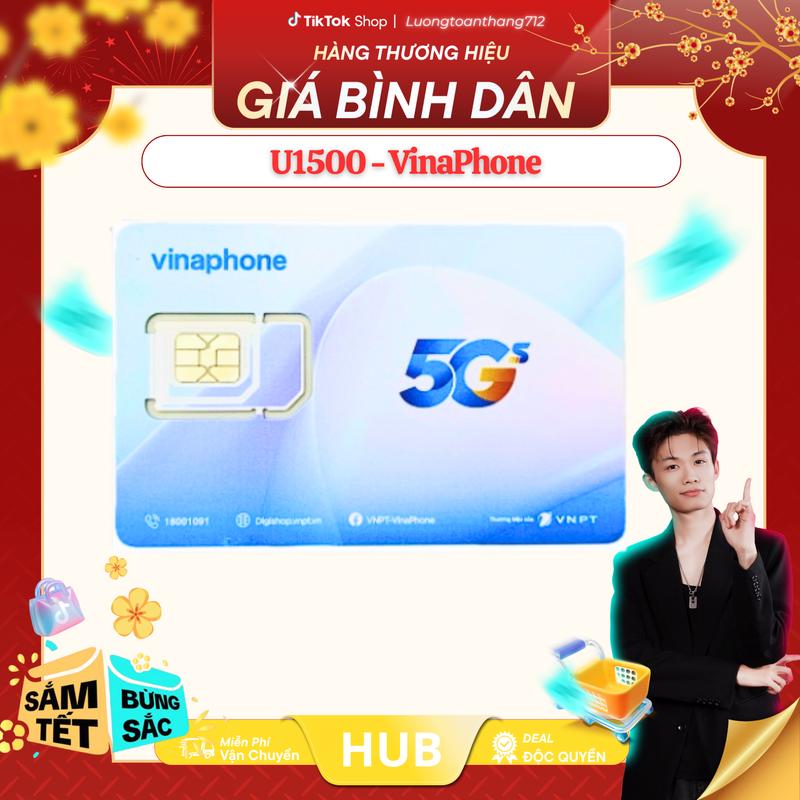 HUB DATA x LTT Gói U1500 - 500GB Tháng - Miễn phí 6.000 GB cho 1 năm Sử Dụng – Sim Data 4G 5G - đăng ký chính chủ trước khi sử dụng