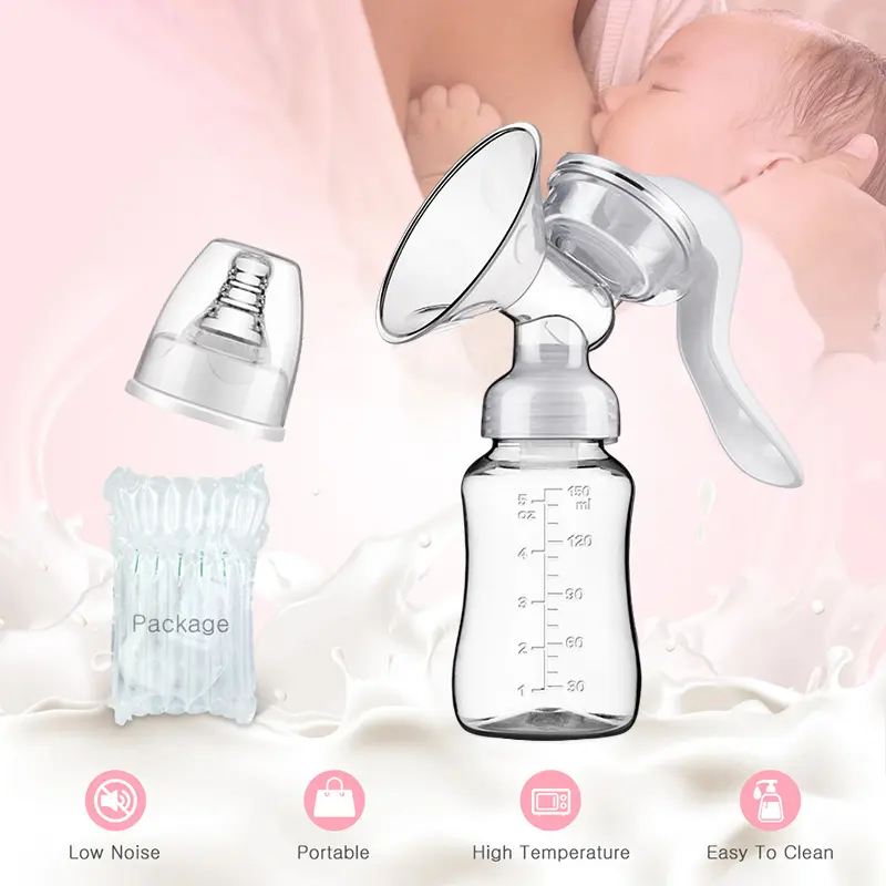 Dr.Spock Pompa ASI Manual MB01 Qiutee Single Breast Pump Mudah Digunakan - BPA Free - Elektrik Accessories Ibu Electric Bayi 3