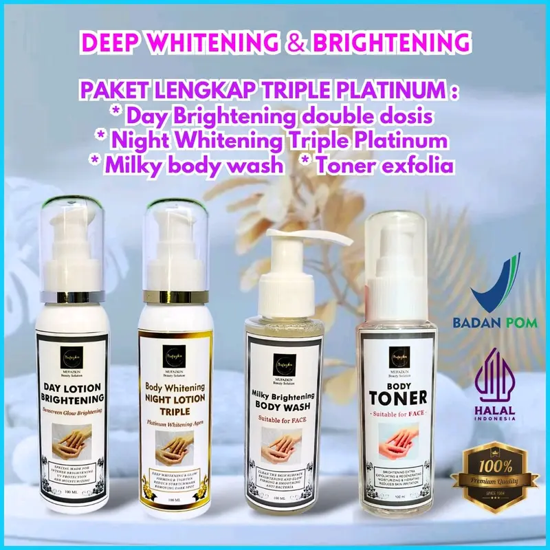 MUFAZKIN ORIGINAL BPOM HANDBODY PEMUTIH BADAN SUPER PREMIUM HB WHITENING BOOSTER 0