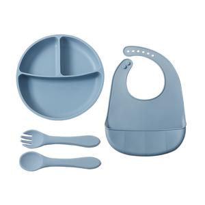 Silicone Baby Feeding Set Infant Toddler Feeding Set Kids Dinner Set Baby Product Suppliers