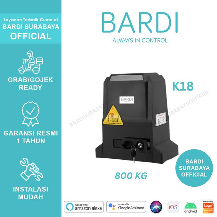 Gambar BARDI Smart Gate Opener Motor Mesin Pintu Pagar Gerbang Kanopi Otomatis Automatic Sliding Gate WiFi - K18 dari BARDI Surabaya Official Kota Surabaya 4 Tokopedia