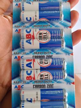 Product Review of Baterai ABC AAA kecil / remot / abc carbon from B**🐥 0