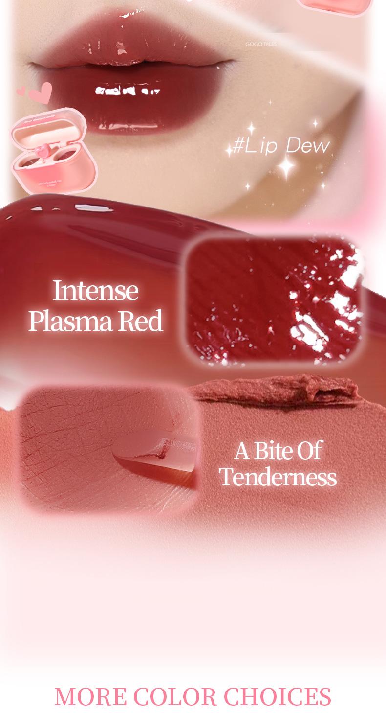 Product Introduction of [BPOM]GOGO TALES LipPods Lipstik Cloud Sense Dual Colour Lipcream Lip Matte Velvet Lipstick Lip Tint Anak Sekolah Make Up Lip Gloss Bibir GT621 11