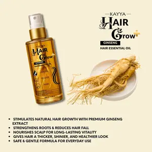 Kayya Hair Grow Plus Ginseng | Serum Perangsang pertumbuhan rambut & Menjaga rambut tetap kuat Hair Tonic Ginseng