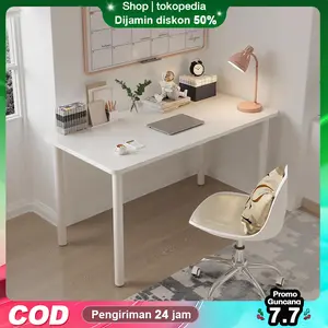 [AK]Meja Makan Minimalis 140*50CM Meja Belajar Putih Meja Kerja Table Modern  Table Runner / Taplak Meja Tamu / Taplak Meja Makan Minimalis   Taplak Meja Makan Ukuran  Bahan PVC Minimalis Multifungsi Furniture