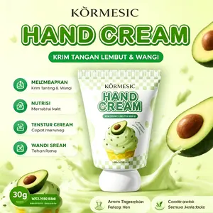 KORMESIC Hand Cream Alpukat 30g｜Melembapkan Kulit Tangan Kering Kasar Retak, Anti Kering & Anti Pecah, Tekstur Ringan Cepat Meresap Tidak Lengket, Wangi Segar Tahan Lama, Perawatan Tangan Harian Semua Jenis Kulit, Portable Mini Mudah Dibawa