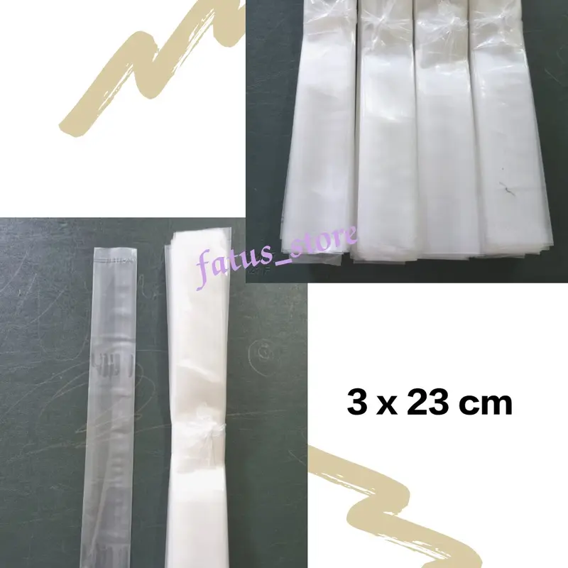 100 Pc Plastik Es Lilin, Es Mambo, 3*23 cm PE 1