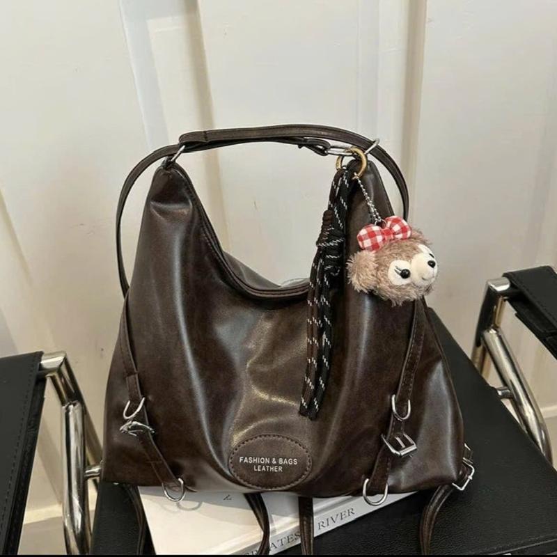  Túi đeo vai nữ đeo balo da mềm kèm charm xinh đi chơi phong cách hàn quốc bag 891 