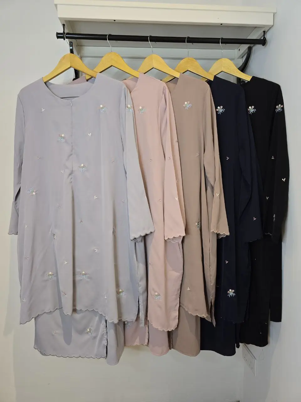 Leeza Embroidery Kurung - Adults (up till PTP 60)