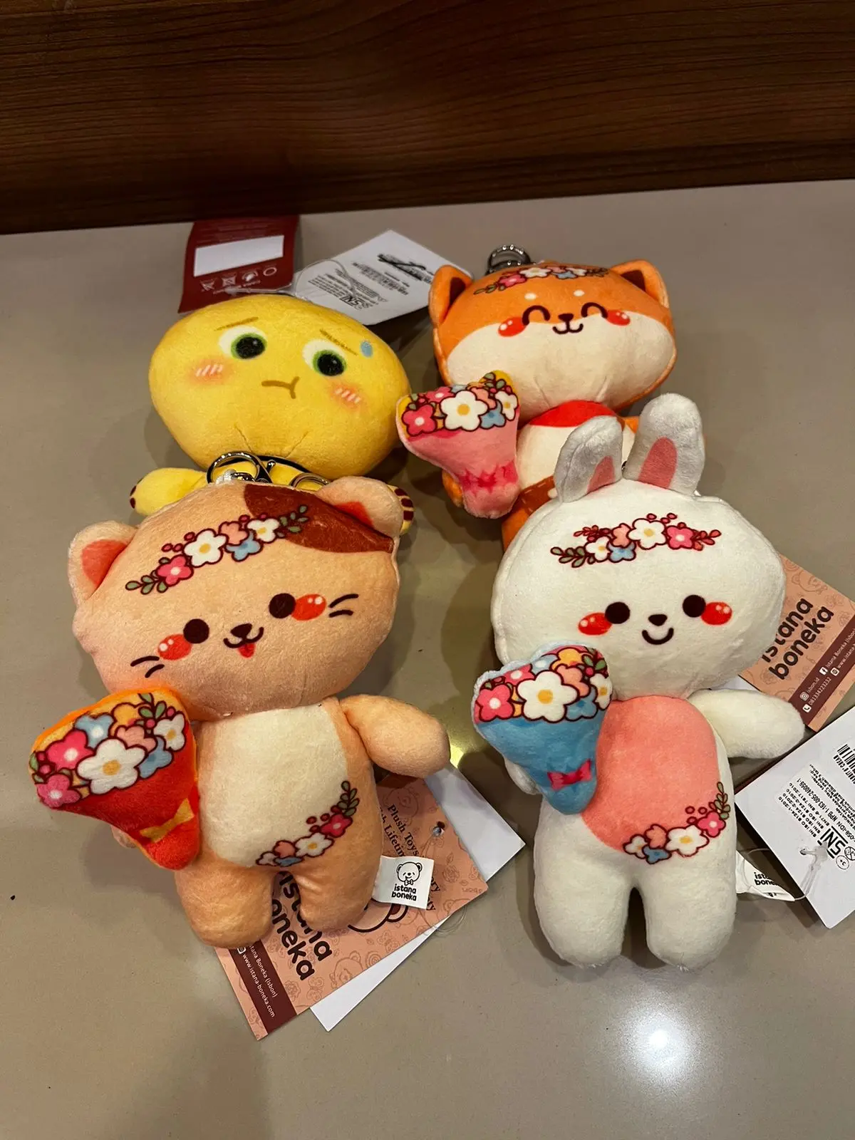 ISBON, GANTUNGAN KUNCI CUTE, +3TH, MAINAN, EDUKASI