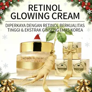 【Kupon Rp2K BABEFOX】– Krim Wajah Retinol & Ginseng Emas – Krim Pencerah & Anti-Aging, Melembapkan, Menghaluskan, dan Mengencangkan Kulit – BPOM NA18250113616