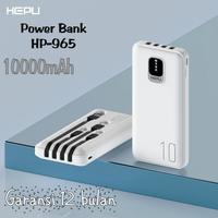Gambar Powerbank 10000mAh  HEPU HP-965  Kompatibel Semua Tipe Handphone - PUTIH dari Hepu Store Kota Administrasi Jakarta Pusat 5 Tokopedia