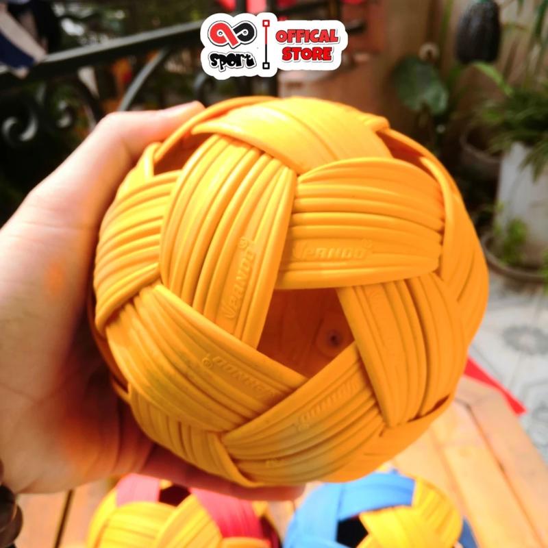 Trái, Quả Cầu Mây Thể Thao Pando Nhựa Tổng Hợp Cao cấp Với Độ Dẻo Cao Tiêu Chuẩn Tập Luyện Và Thi Đấu_Nhiều Màu 8