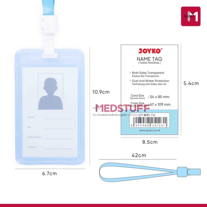Gambar Name Tag Joyko Gantungan Tanda Pengenal Id Card dari Medstuff Kota Administrasi Jakarta Barat 3 Tokopedia