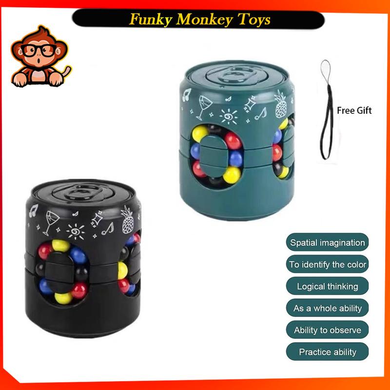 Puzzle Toy Magic Spinner Circle Fidget Cans Cube Ball Brain Teaser ...
